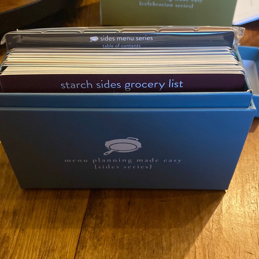 Partial set of Passionate Penny Pinchers Sides Series Recipe Cards